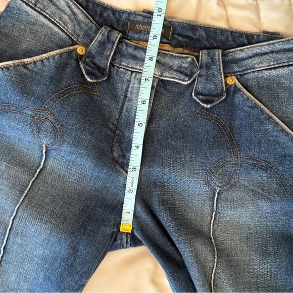Roberto Cavalli Blue Flare & Wide Leg Jeans - Picture 10 of 13